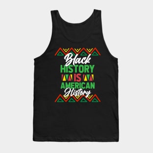 Vintage Black History Is American History African American Tank Top